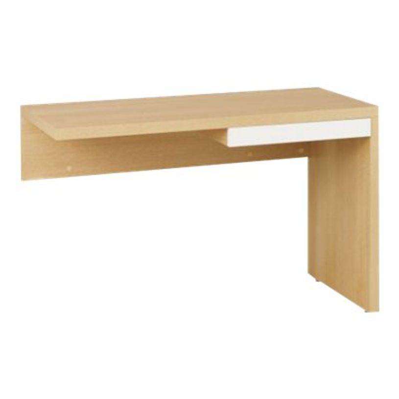 3483600165480-Retour direct pour bureau SLIVER - L102 x H69 x P45 - Chêne fl et blanc-P_79397481_1-0