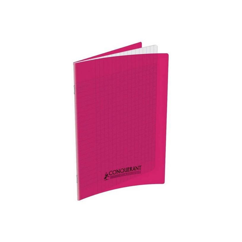 3020120001890-Conquérant Classique - Cahier polypro 17 x 22 cm - 96 pages - grands carreaux (Seyes) - ro-P_79397575_2-1