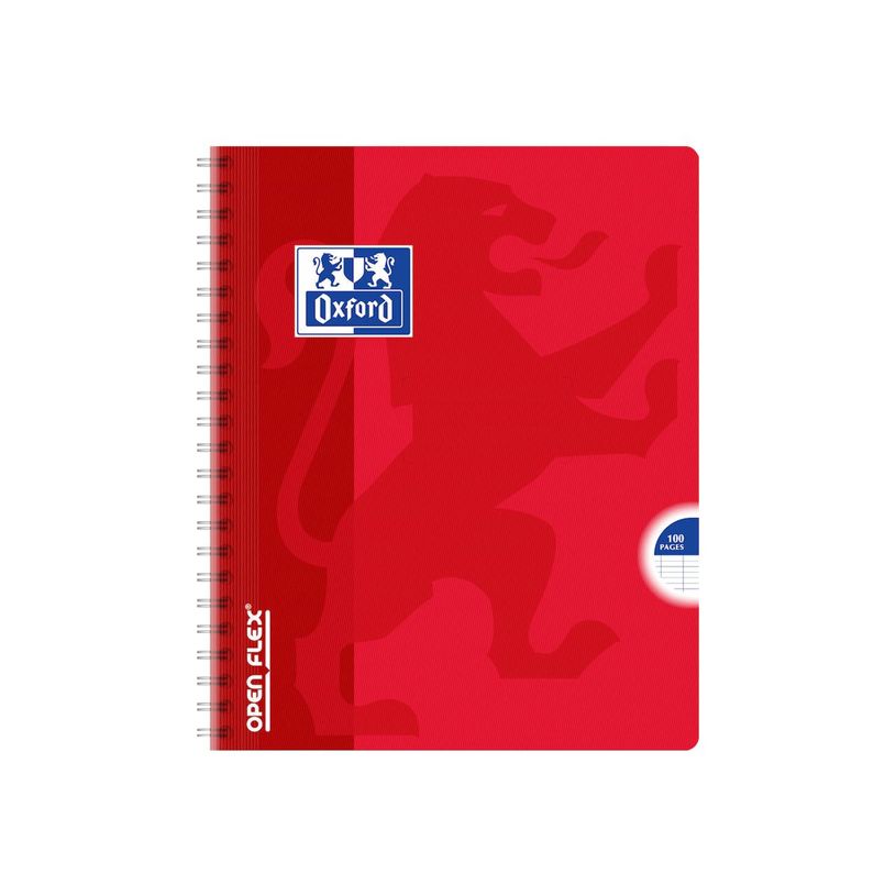 3020120013992-Oxford Openflex - Cahier polypro à spirale 17 x 22 cm - 100 pages - grands carreaux (Seyes) - disponib-P_79397585_7-5