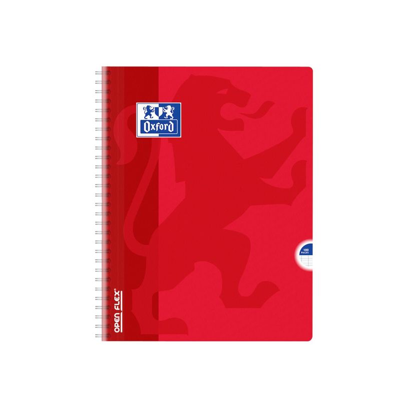 3020120019468-Oxford Openflex - Cahier polypro à spirale 24 x 32 cm - 100 pages - grands carreaux (Seyes) - disponib-P_79397592_3-2