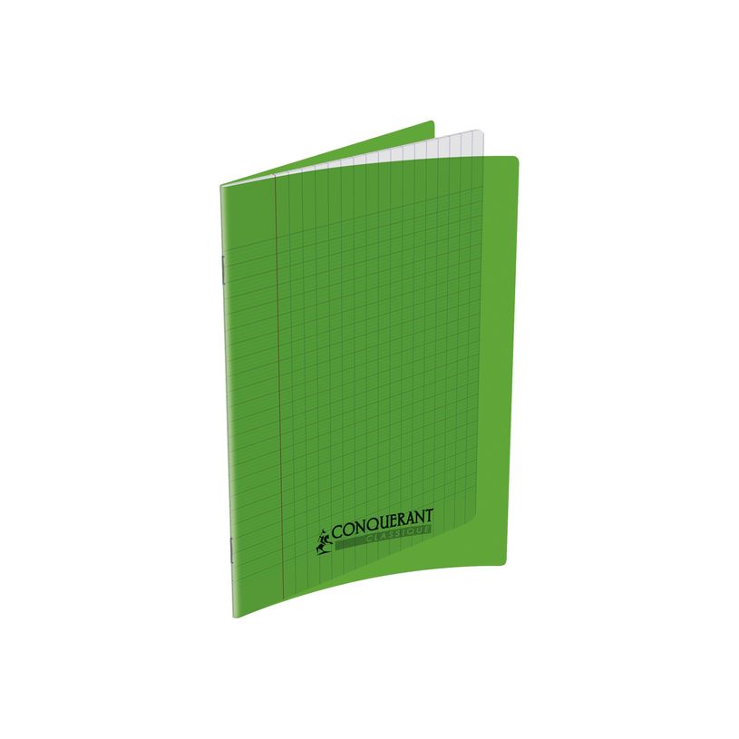 3020120203942-Conquérant Classique - Cahier polypro 17 x 22 cm - 96 pages - grands carreaux (Seyes) - ve-P_79397611_1-0