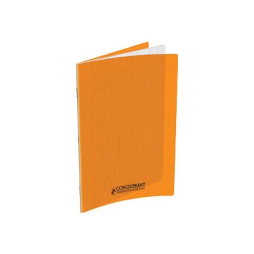 3020120203966-Conquérant Classique - Cahier polypro 17 x 22 cm - 96 pages - grands carreaux (Seyes) - or-P_79397612_2-1