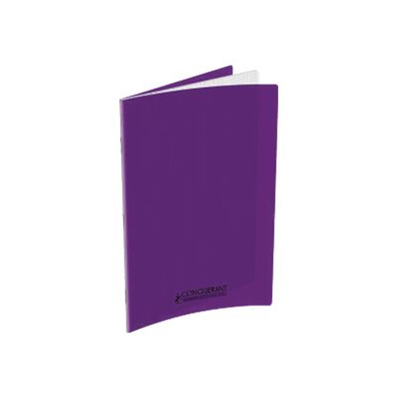 3020120203973-Conquérant Classique - Cahier polypro 17 x 22 cm - 96 pages - grands carreaux (Seyes) - vi-P_79397613_2-1