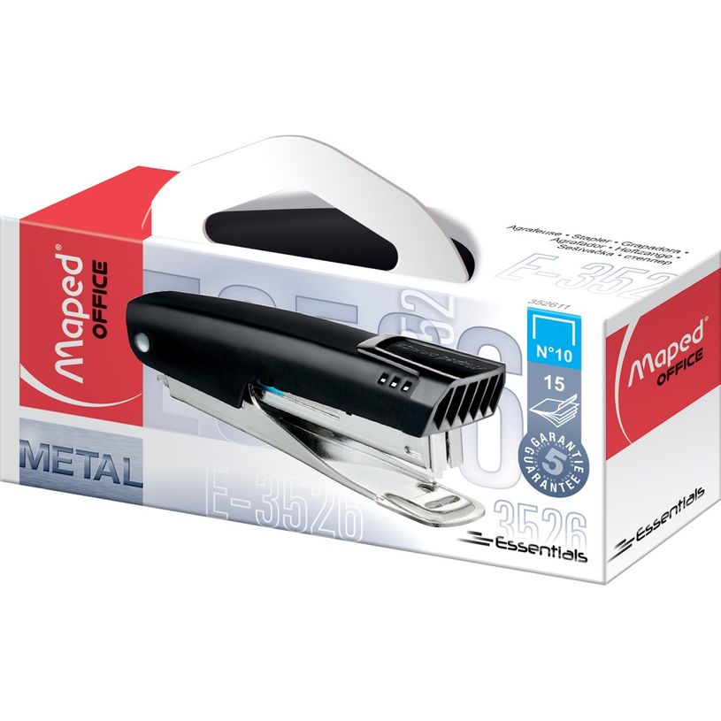 3154143526112-Maped - Agrafeuse de poche Essentials Pocket n°10 - capacité de 15 feuilles - agrafes n°-P_79397784_2-0