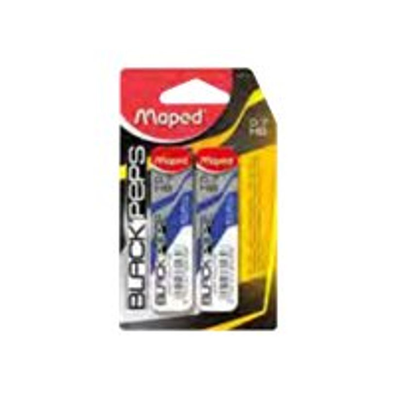 3154145604108-MAPED Black'Peps - Pack de 24 - Mines pour porte mines - HB - 0,7 mm-P_79397805_1-0