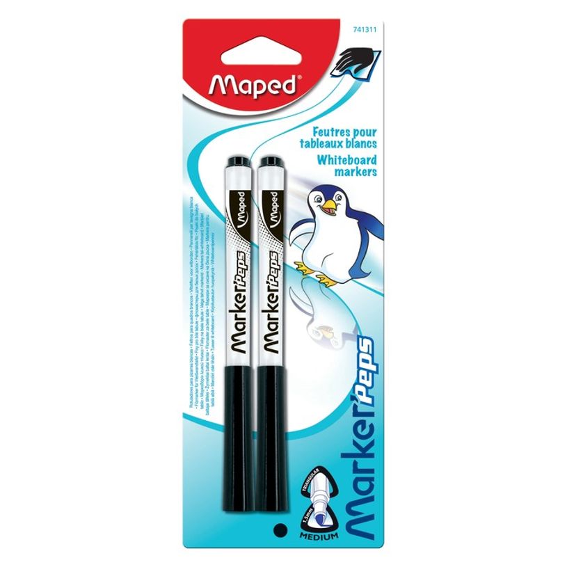 3154147413111-Maped Marker'Peps - Pack de 2 marqueurs effaçables - pointe fine - noir-P_79397810_2-0