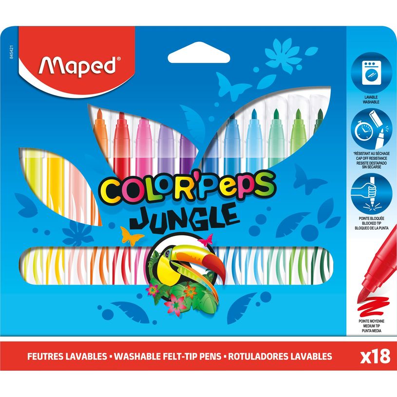 3154148454212-Maped Color'Peps Jungle - 18 Feutres effaçables - disponible dans différentes couleurs - -P_79397845_1-0