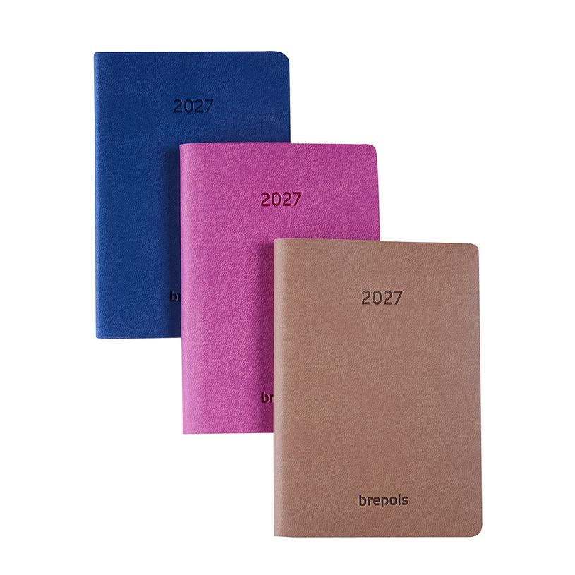 5412303145350-Agenda de poche Delta Colora - 1 semaine sur 2 pages - 8 x 12 cm - disponible dans différentes couleur--0