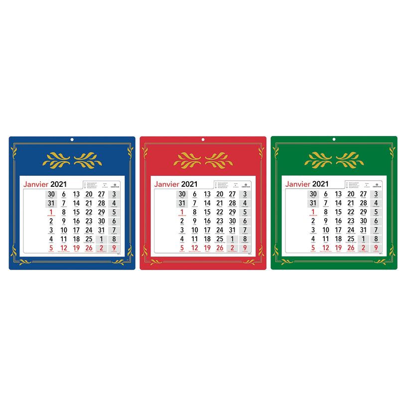 3664447084077-Oberthur - Plaque Skytos mensuel - 29 x 30 cm - disponible dans différentes couleurs-P_79398060_1-0