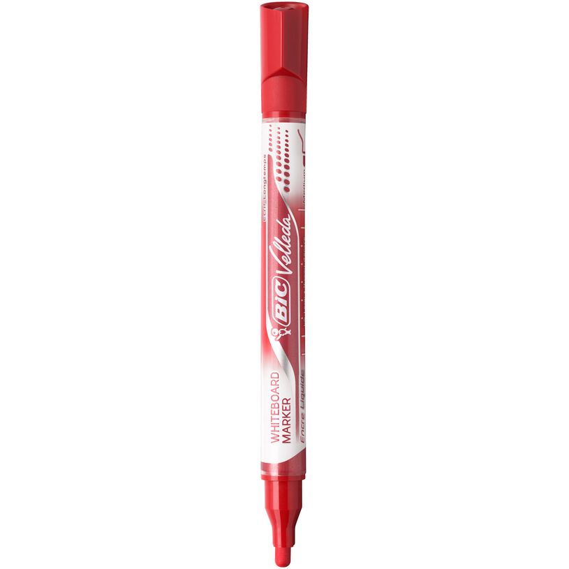 3086123304666-BIC VELLEDA LIQUID INK TANK - Marqueur effaçable - pointe ogive - rouge-P_79398207_1-0