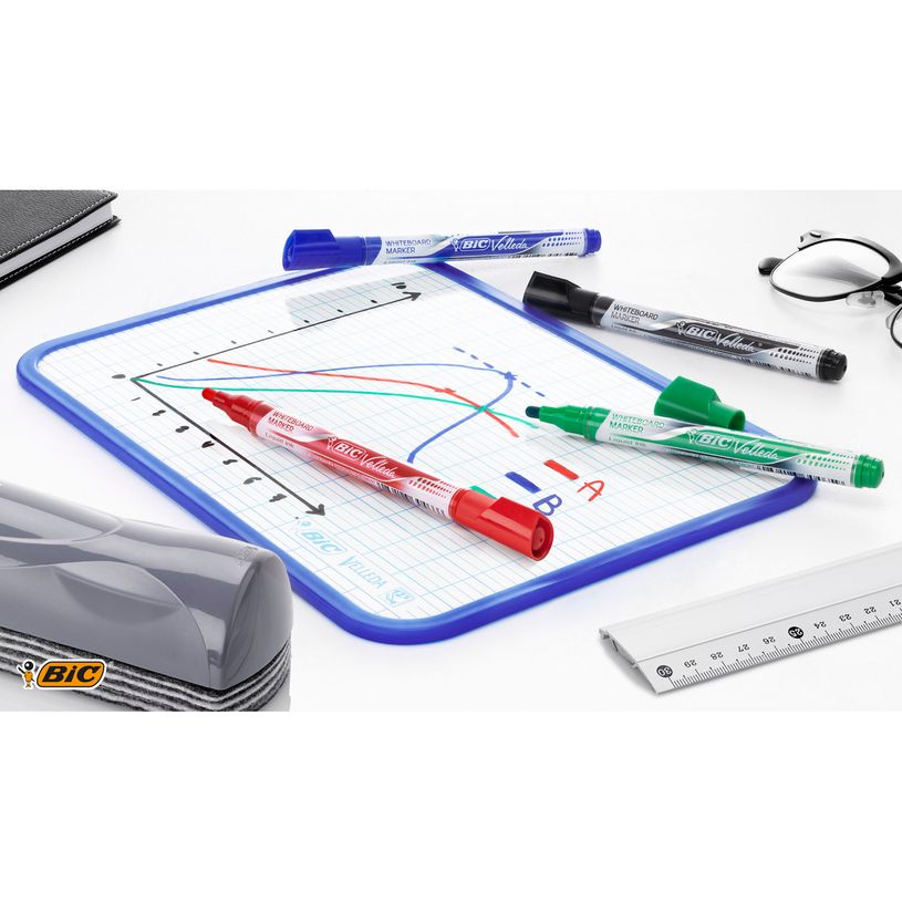 3086123304666-BIC VELLEDA LIQUID INK TANK - Marqueur effaçable - pointe ogive - rouge-P_79398207_5-4