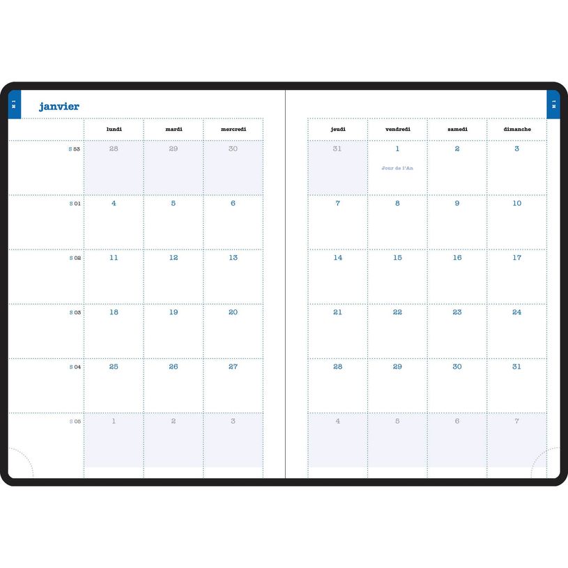 3660942049795-Agenda Flora Lady 20 - 1 semaine sur 2 pages - 15 x 21 cm - disponible dans différentes co-P_79398222_7-5