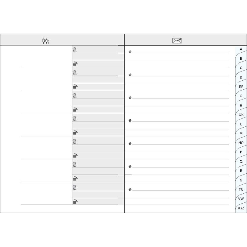 3660942049917-Répertoire Carnet d'adresses Flora - 9 x 13 cm - disponible dans différentes couleurs - E-P_79398228_5-4