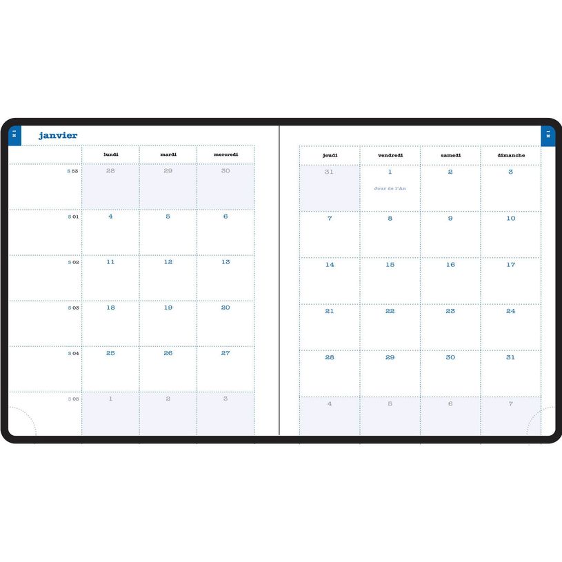 3660942124362-Agenda Flora Lady 18 - 1 semaine sur 2 pages - 15 x 17 cm - disponible dans différentes co-P_79398239_9-5