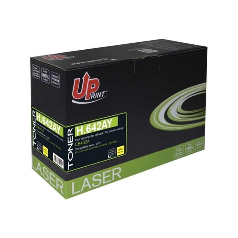 3584770710194-HP 642A - remanufacturé UPrint H.642AY - jaune - cartouche laser-P_79398502_1-0