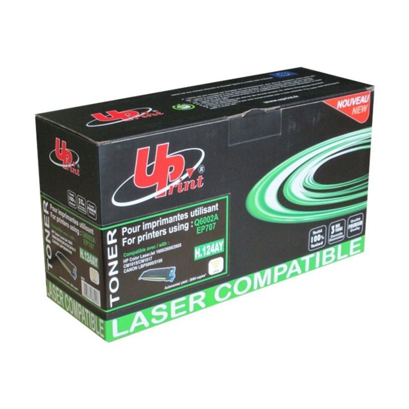 3584770883218-HP 124A, Canon 707 - remanufacturé UPrint H.124AY - jaune - cartouche laser-P_79398553_2-1