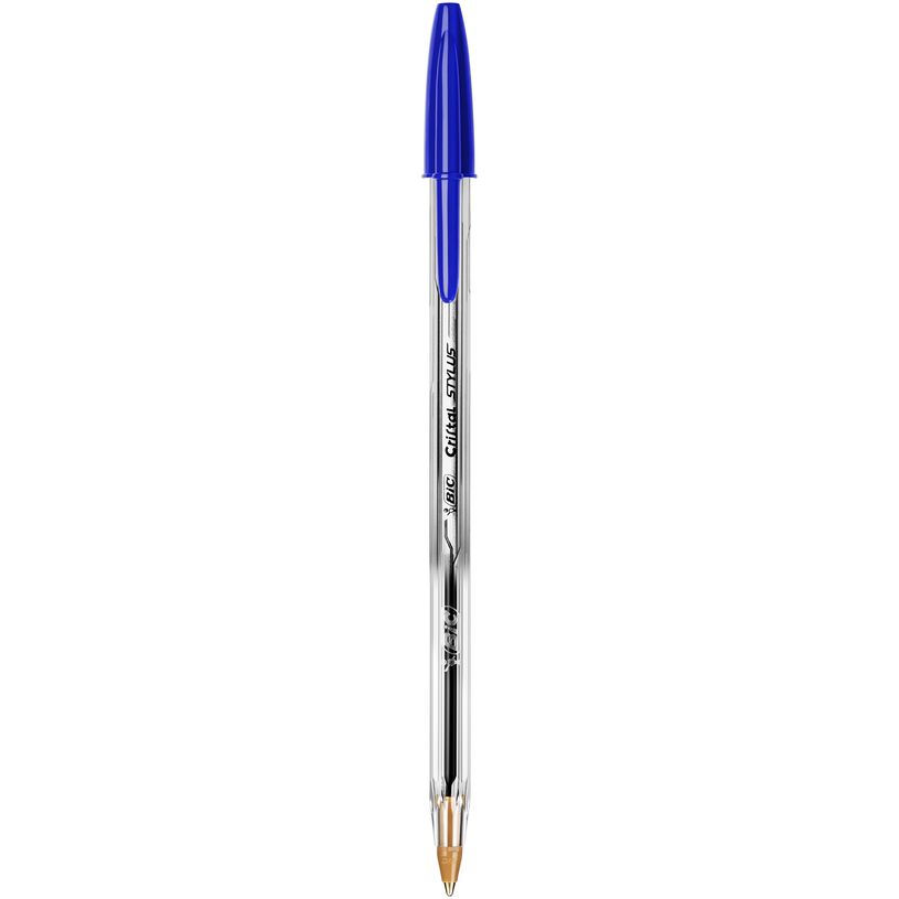 3086123372351-BIC Cristal Stylus - Stylo à bille - bleu - 1 mm-P_79398653_1-0