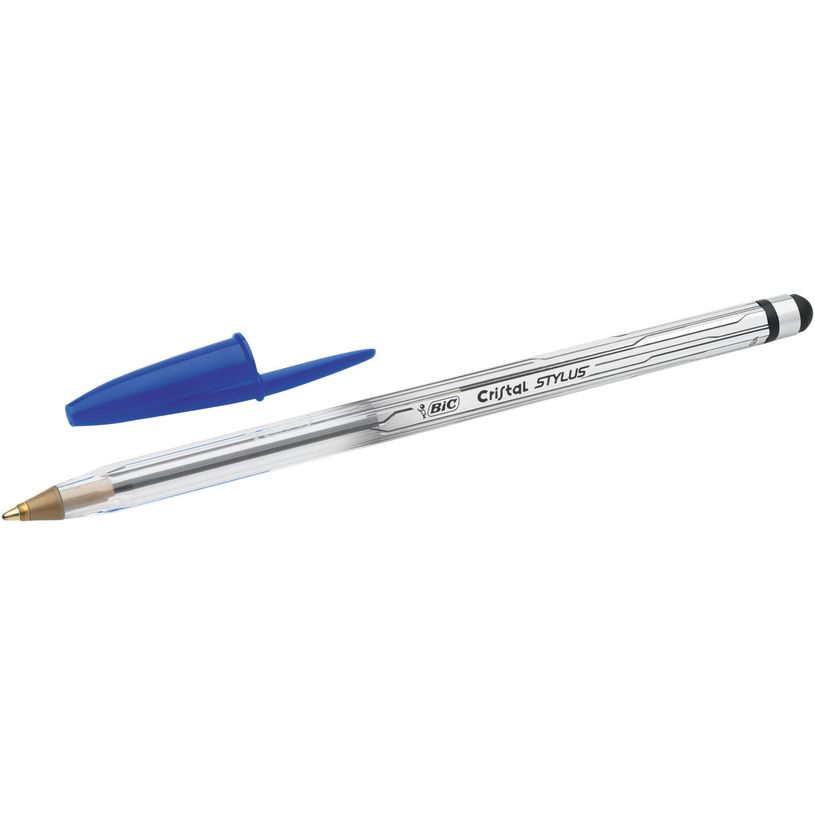 3086123372351-BIC Cristal Stylus - Stylo à bille - bleu - 1 mm-P_79398653_2-1