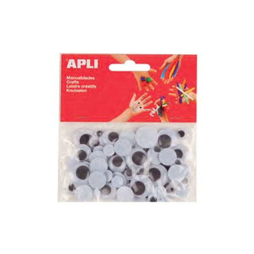 8410782132646-Apli - 100 Adhésifs décoratifs - modèles "yeux" - noir ovale-P_79398822_1-0