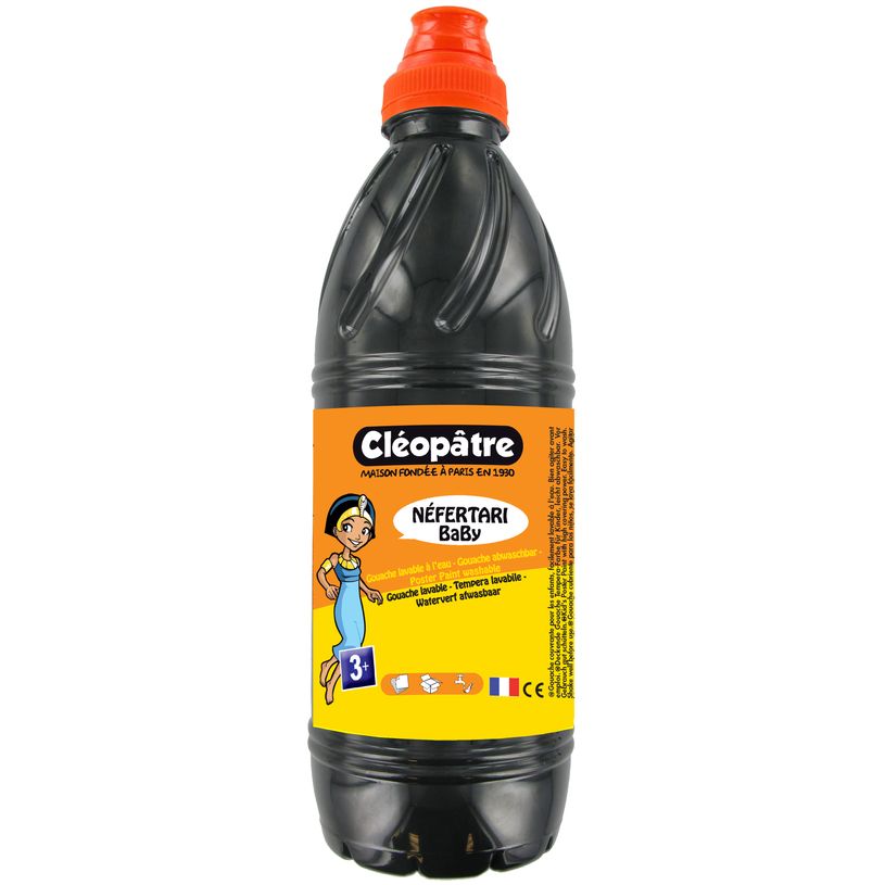 3134721120017-Cléopâtre NEFERTARI BaBy - gouache - noir - 1 L-P_79398987_1-0