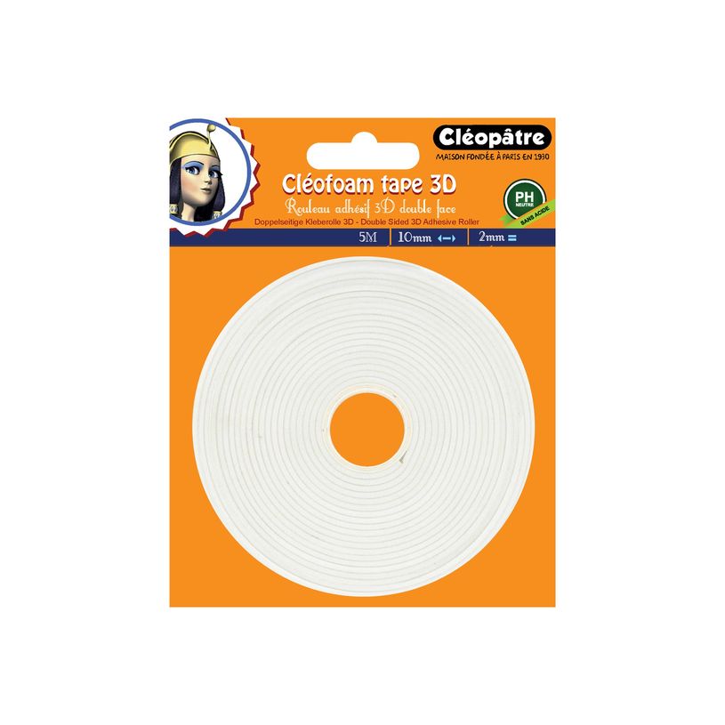 3134725004702-Cléopâtre Cléofoam 3D bande double face-P_79399008_1-0