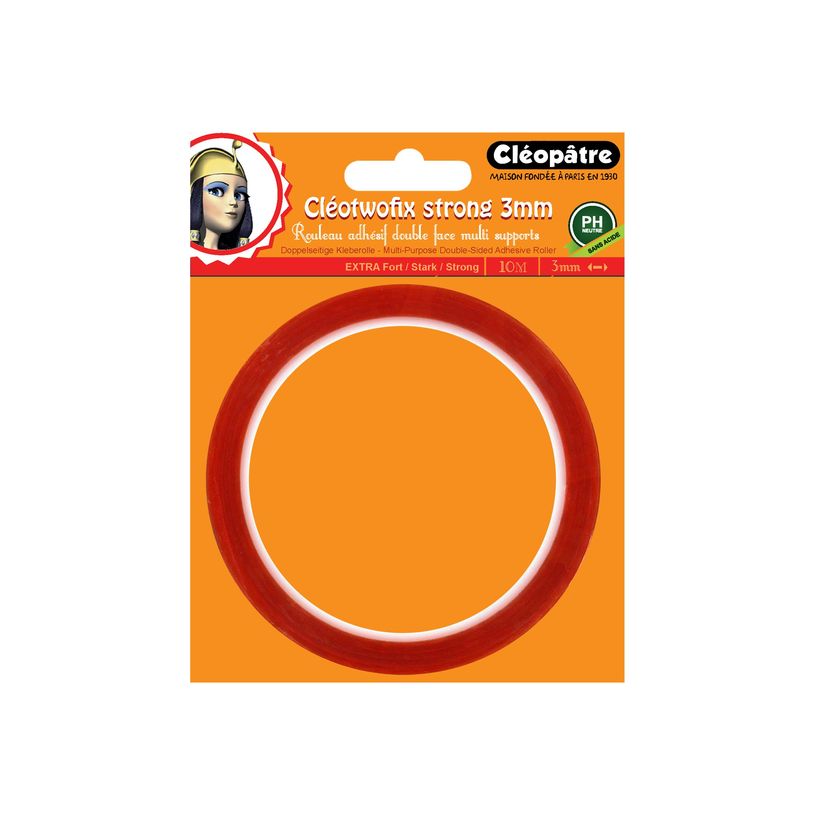 3134725004719-Cléopâtre Cléowofix - Adhésif double face - 3 mm x 10 m-P_79399009_1-0