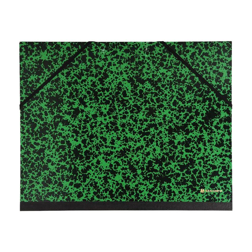 3130630541103-Exacompta - Carton à dessin à élastiques - 26 x 33 cm - vert-P_79399023_1-0