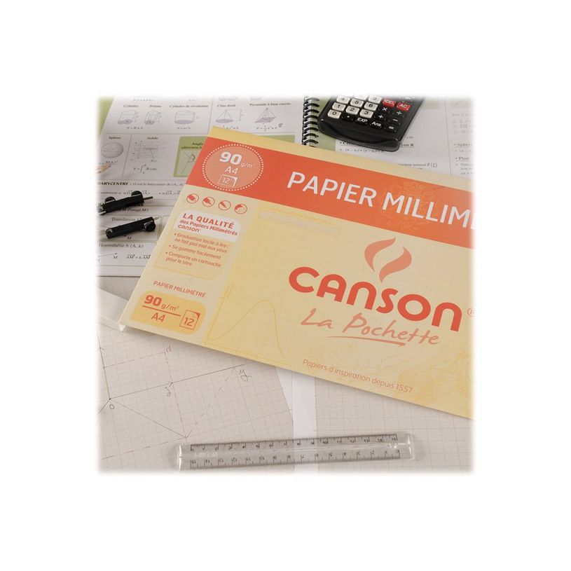 3148950027856-CANSON La Pochette millimétré - papier millimétré-P_79399025_3-3