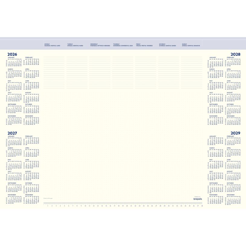 5412303100670-Brepols - Calendrier sous main Office mate - 59 x 41,2 cm--0