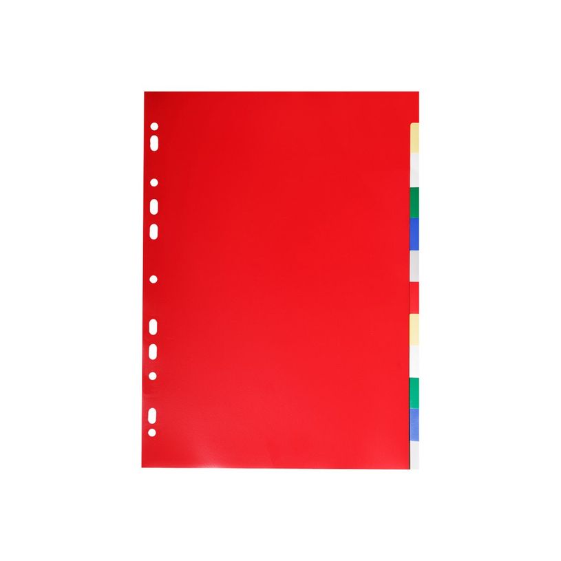 3130630030126-Exacompta - Intercalaires 12 positions - A4 - polypropylène coloré-P_79399545_2-0