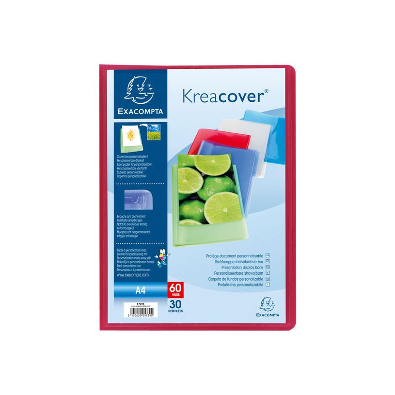 3130630057598-Exacompta Kreacover - Porte vues personnalisable - 100 vues - A4 - disponible dans différe-P_79399546_3-2