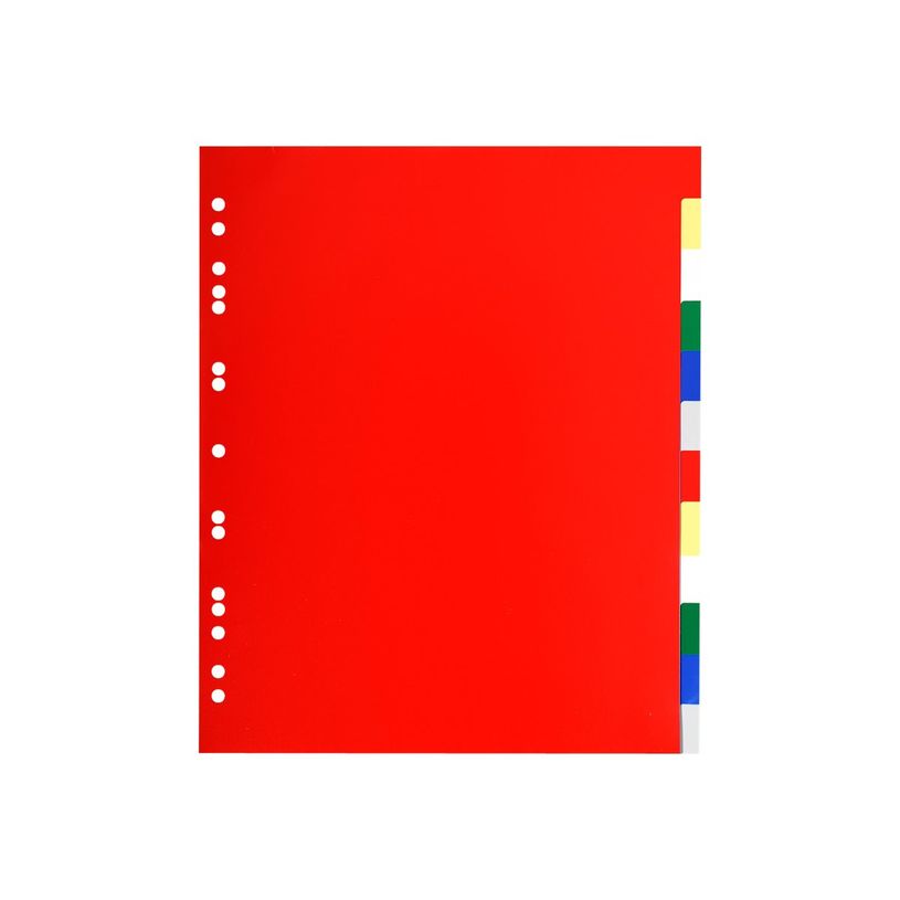 3141870000930-Exacompta - Intercalaire 12 positions - A4 Maxi - polypropylène coloré-P_79399567_1-0