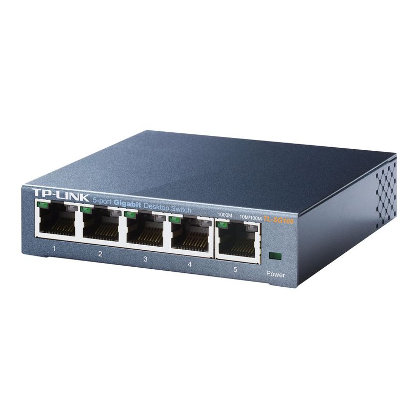 6935364083519-TP-Link TL-SG105  - Switch de bureau 5 ports Gigabit - Boîtier métal-P_79399926_1-0