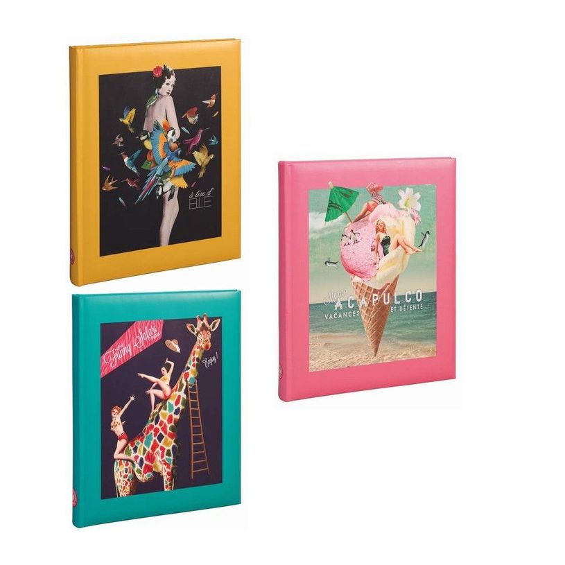 3173740222906-Album photos Échappées d'elles - 30,5 x 28 cm - 60 pages - différents modèles disponibl-P_79400036_1-0