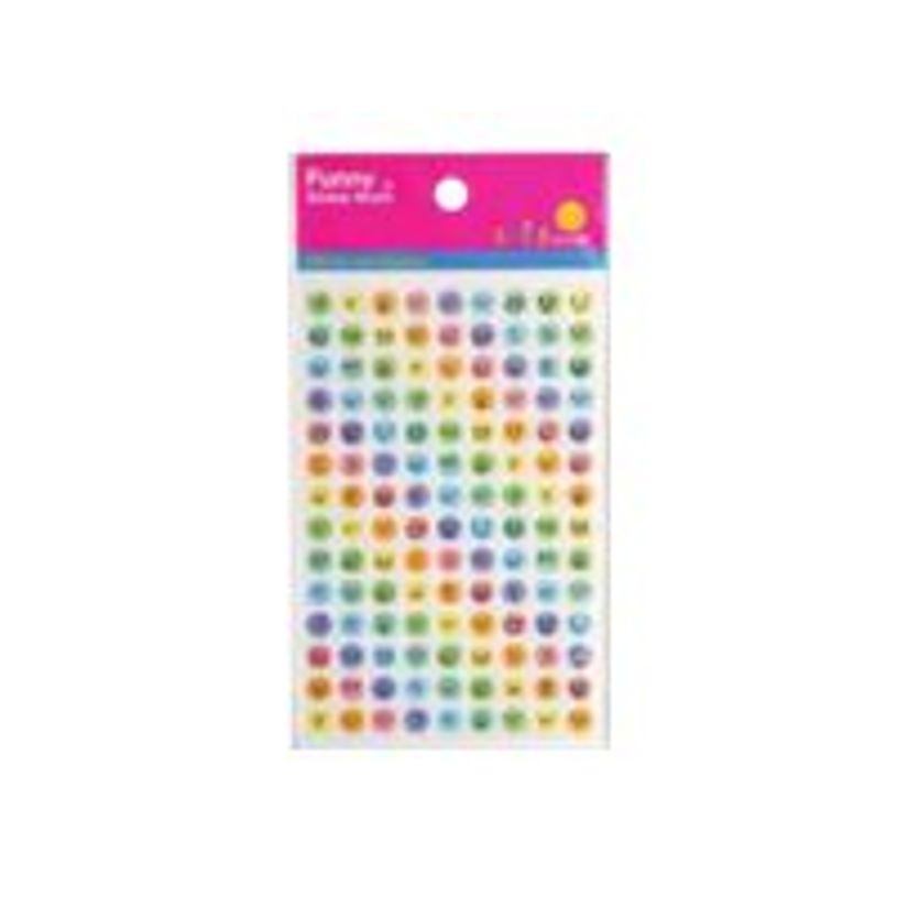 3108726098657-Oberthur Funny Sticker World - Stickers - papier smiley -P_79400140_1-0