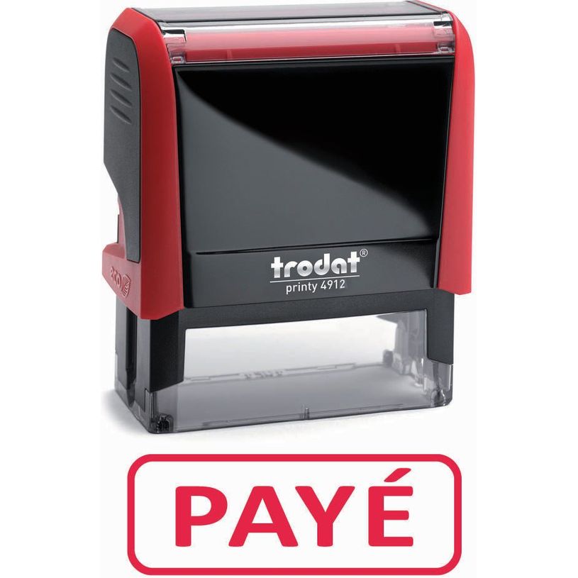 3459590000025-Trodat Xprint - Tampon formule "Payé" - rouge-P_79400211_1-0