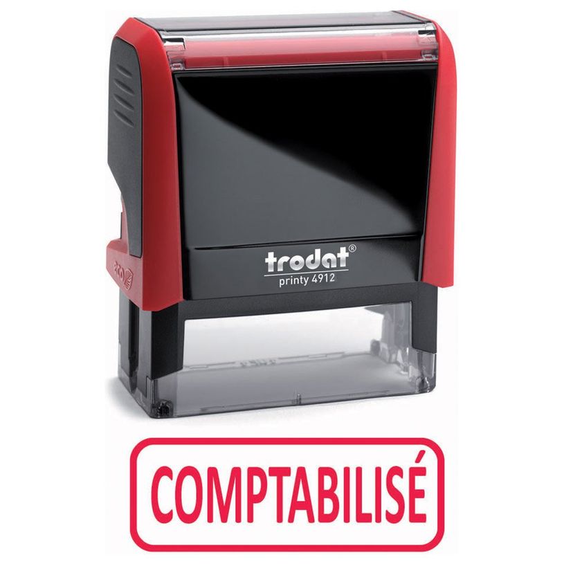 3459590000049-Trodat Xprint - Tampon formule "Comptabilisé" - rouge-P_79400212_1-0