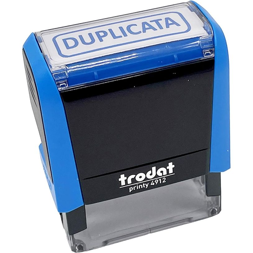 3459590000056-Trodat Xprint - Tampon formule "Duplicata" - bleu-P_79400213_4-3