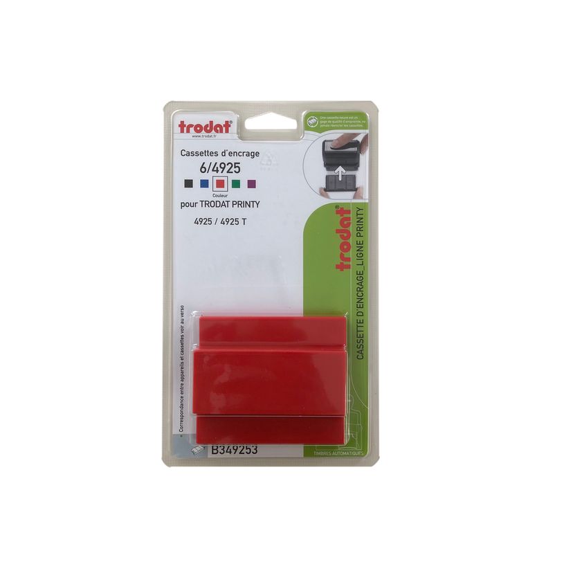 3459593492537-Trodat - 3 Encriers 6/4925 recharges pour tampon Printy 4925 - rouge-P_79400306_1-0