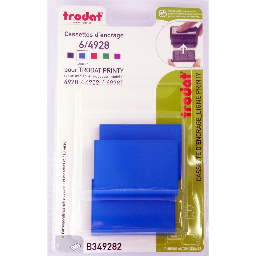 3459593492827-Trodat - 3 Encriers 6/4928 recharges pour tampon Printy 4928/4958 - bleu-P_79400314_1-0