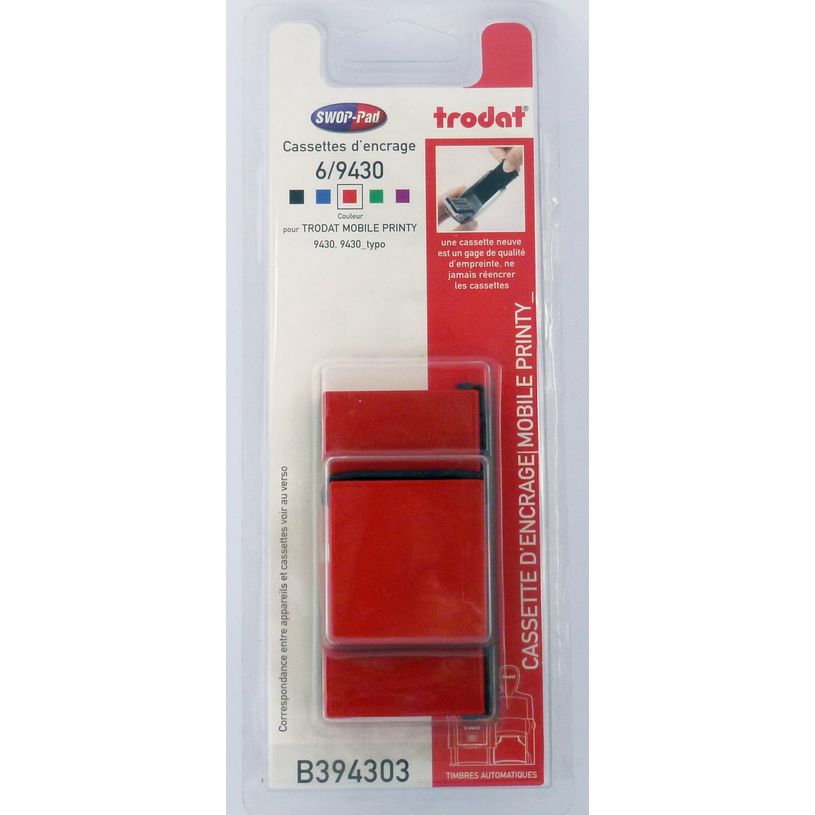 3459593943039-Trodat - 3 Encriers 6/9430 recharges pour tampon Mobile Printy 9430 - rouge-P_79400352_1-0