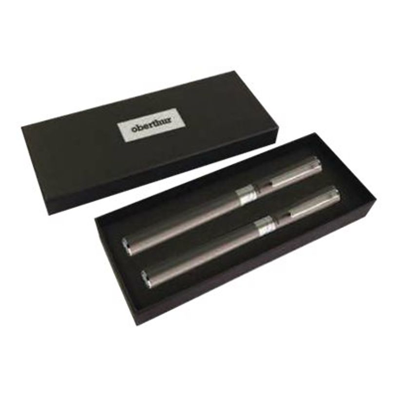 3108722577453-Oberthur URBAN ÉCLIPSE - Jeu de stylo à bille et de stylo plume - Marine-P_79400405_1-0