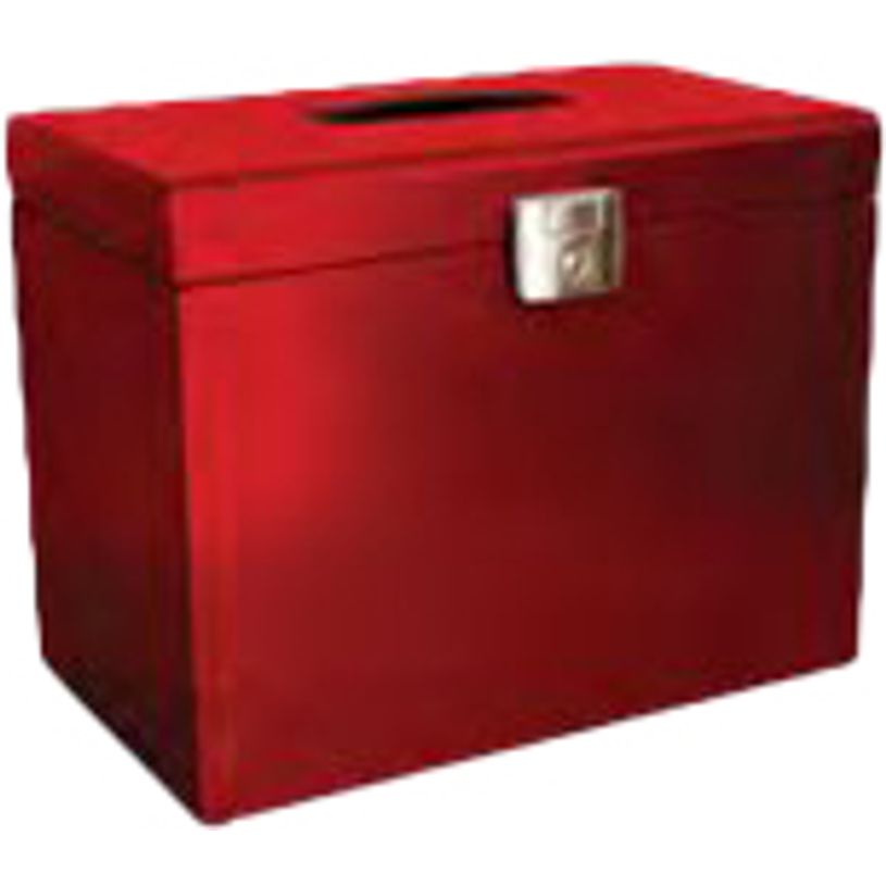 3219090401353-Pierre Henry - Classeur ménager en métal (valisette) avec 5 dossiers suspendus - rouge p-P_79401081_1-0