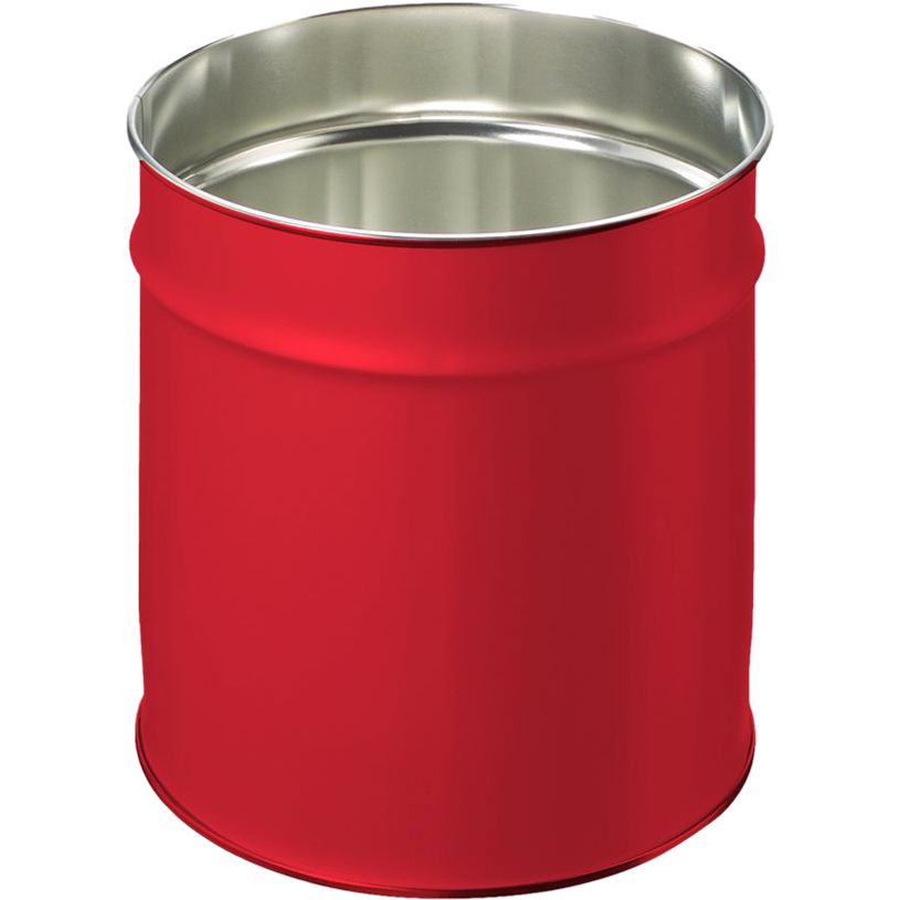 3219090800149-Pierre Henry - Corbeille à papier 12L - métal - rouge-P_79401087_1-0