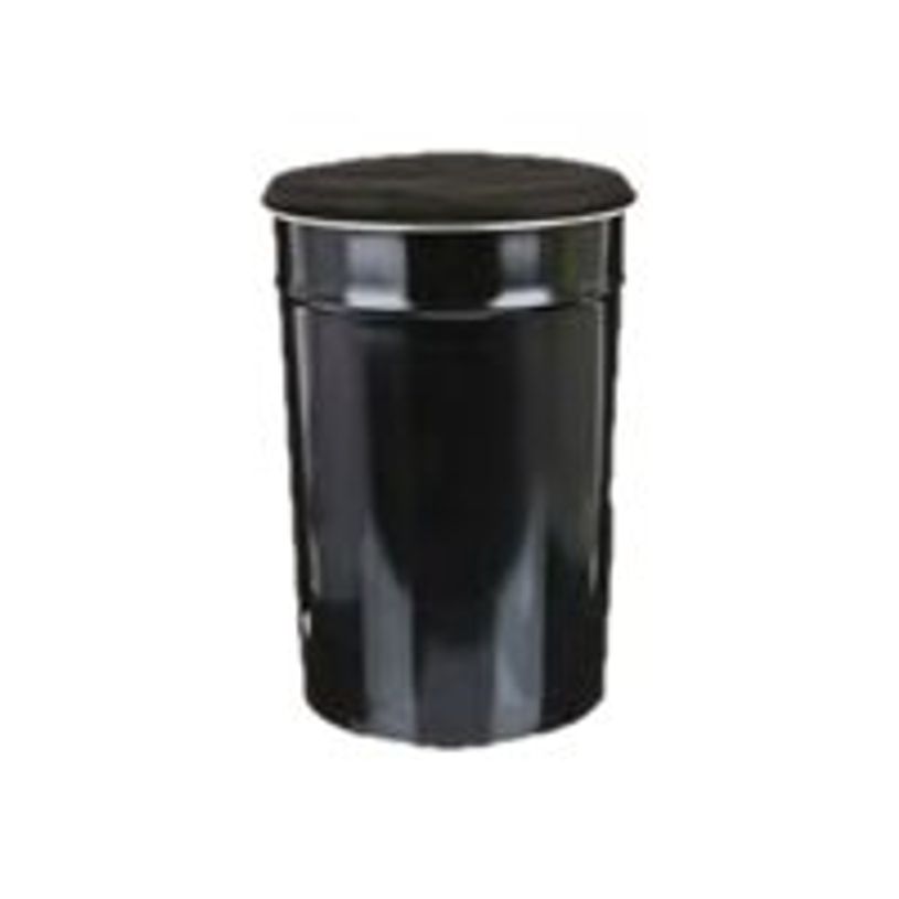 3219090809463-Pierre Henry - Poubelle pouf 33L - métal - noir-P_79401094_1-0