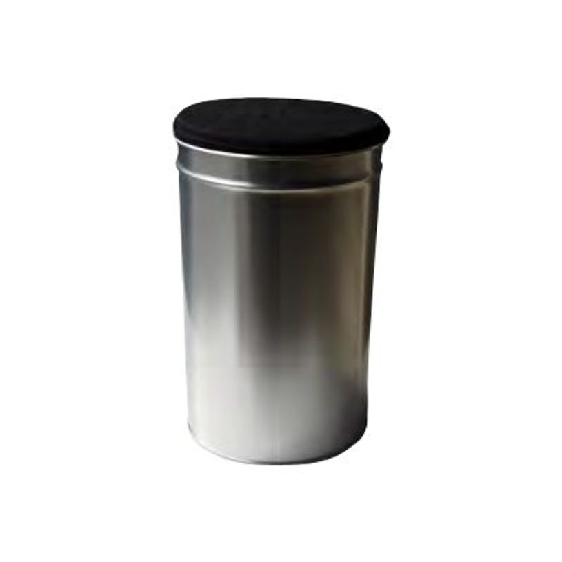 3219090809470-Pierre Henry - Poubelle pouf 33L - métal - aluminium-P_79401095_1-0