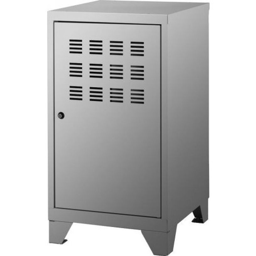 3219090957058-Casier de bureau avec pieds - 74 x 40 x 40 cm - aluminium-P_79401112_1-0