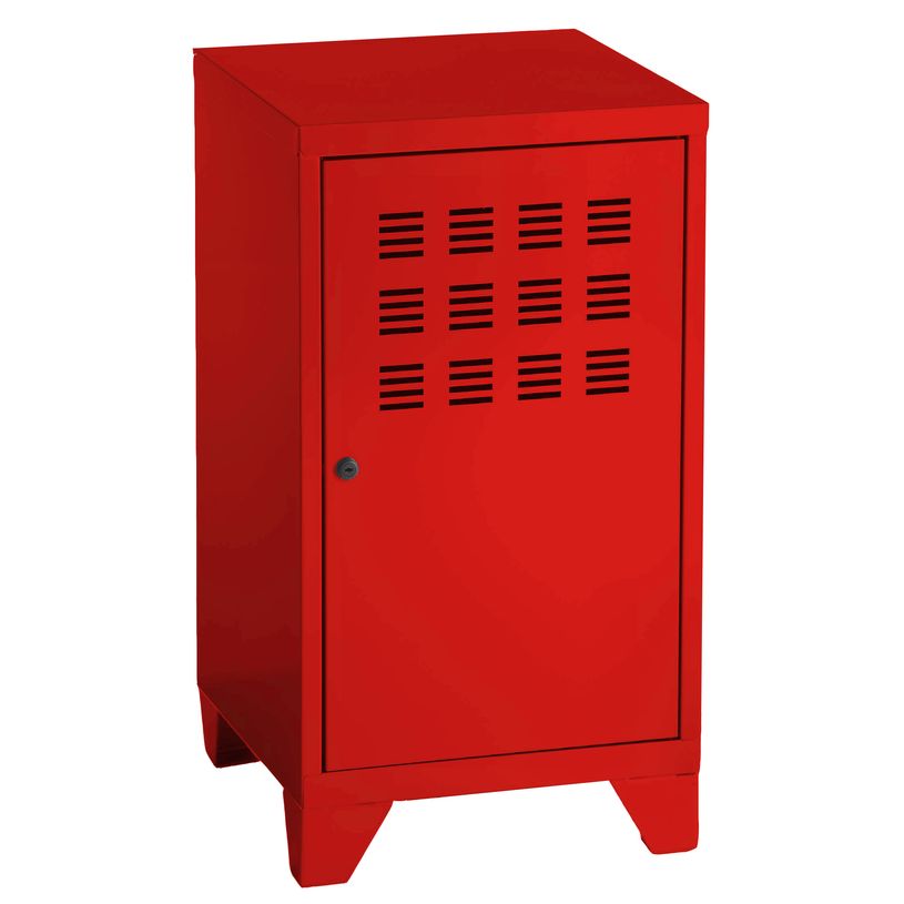 3219090957072-Casier de bureau avec pieds - 74 x 40 x 40 cm - rouge-P_79401114_1-0