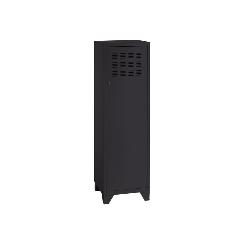 3219090957096-Casier de bureau avec pieds - 133 x 40 x 40 cm - noir-P_79401116_2-0