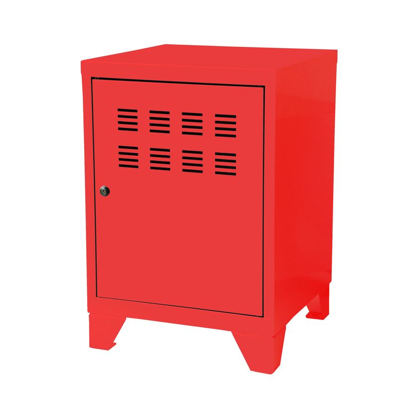 3219090957430-Casier de bureau avec pieds - 57,5 x 40 x 40 cm - rouge-P_79401119_1-0